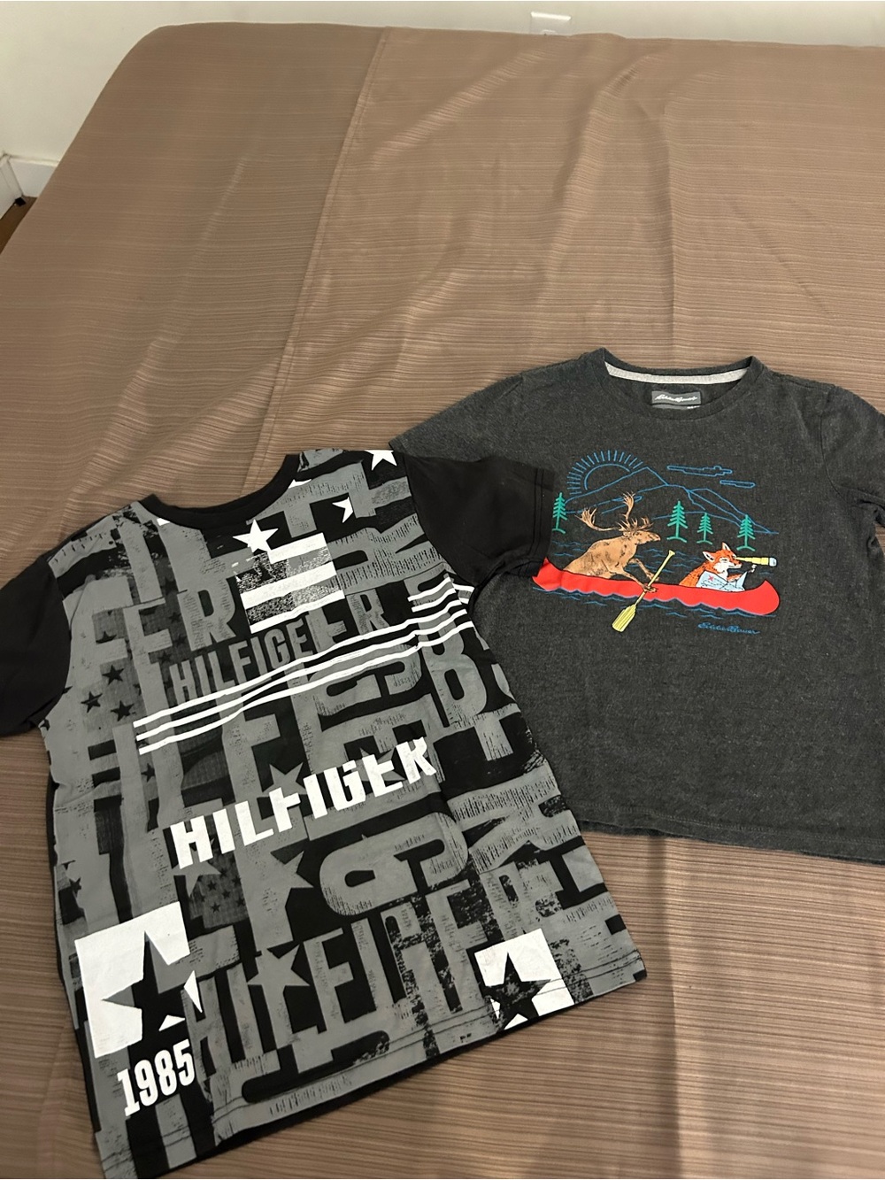 Boys Tops -Eddie Bauer SZ 7/8 and Tommy Hilfiger (SZ 8/10)